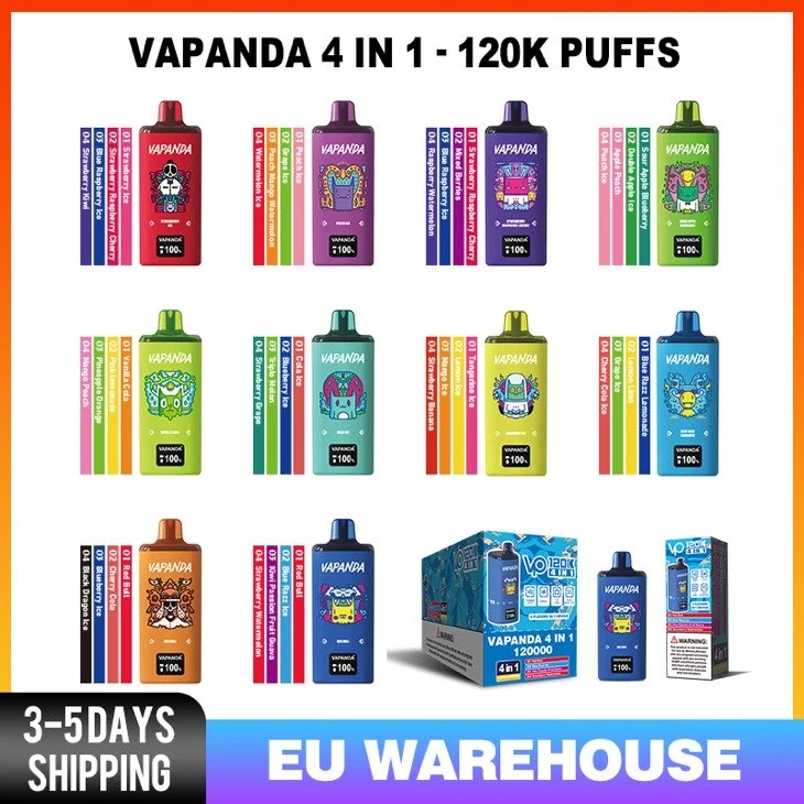 Vapanda 4 in 1 120K Puffs Disposable Vape Wholesale suppliers